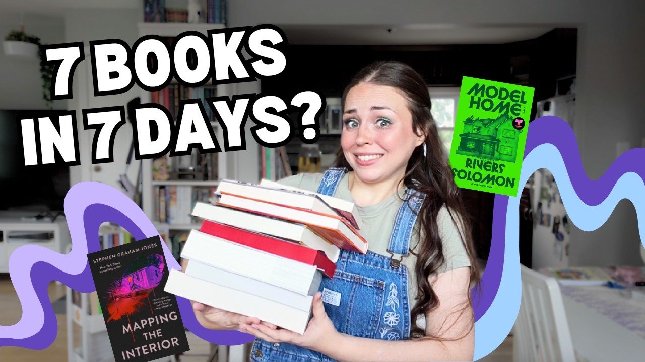 7 books in 7 days | reading a book a day to catch up to my reading goal!