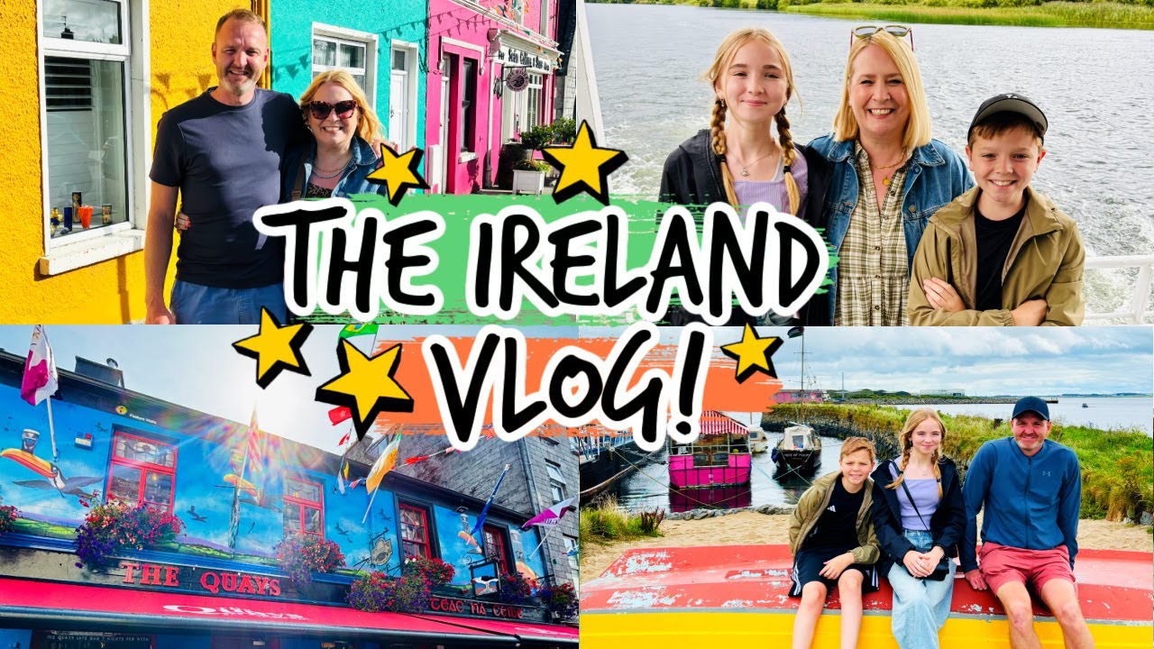 THE IRELAND VLOG PART 1 🇮🇪 Travel Day, Limerick, Killarney, Galway, Adare, Castles, Boats & More! 🏰
