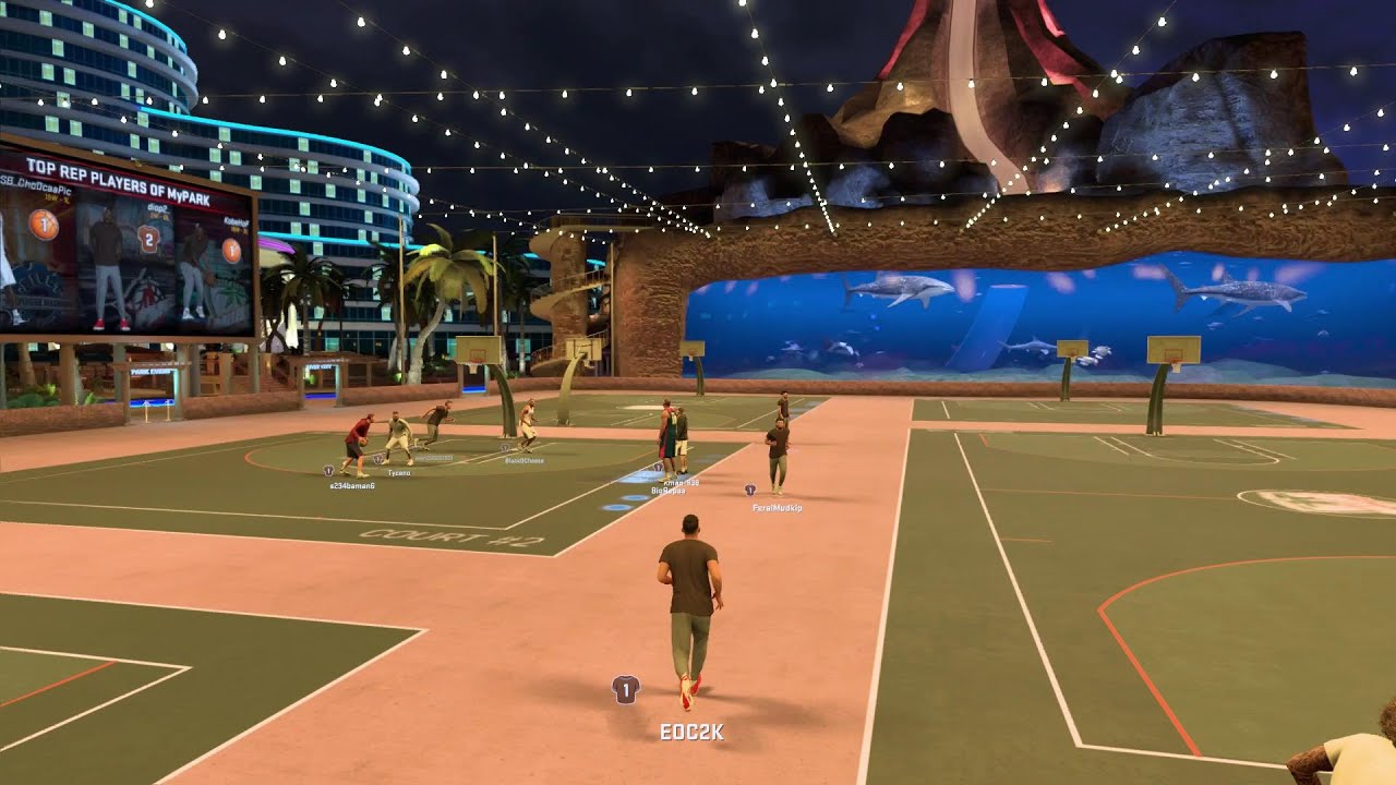 MY FIRST LOOK AT NBA2K17 MyPARK!?! SUNSET, RIVET AND OLD TOWN