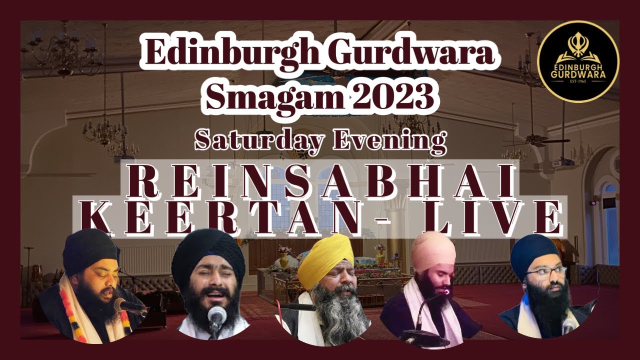 Edinburgh Gurdwara REINSABHAI 2023 LIVE!