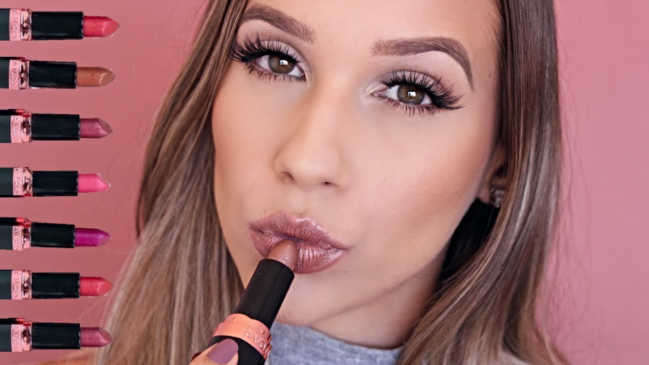 NOVOS BATONS MATTELIZADOS DA AVON