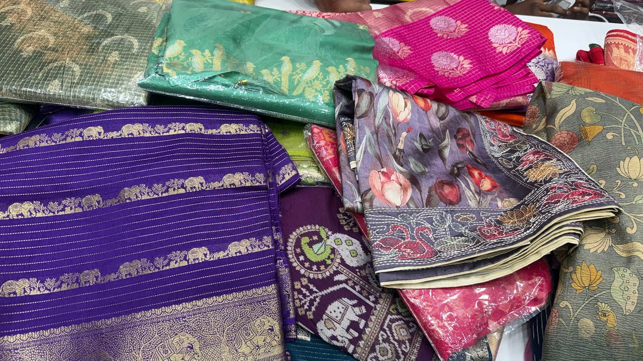 Rk Collections latest Sarees ||fancy |pattu sarees ||rk Collections latest video |rk Collections
