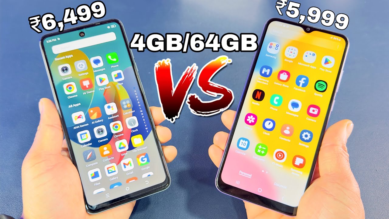 Cheapest Smartphones ! Tecno POP 8 🆚 Samsung Galaxy F04 ⚡ Unboxing & Comparison