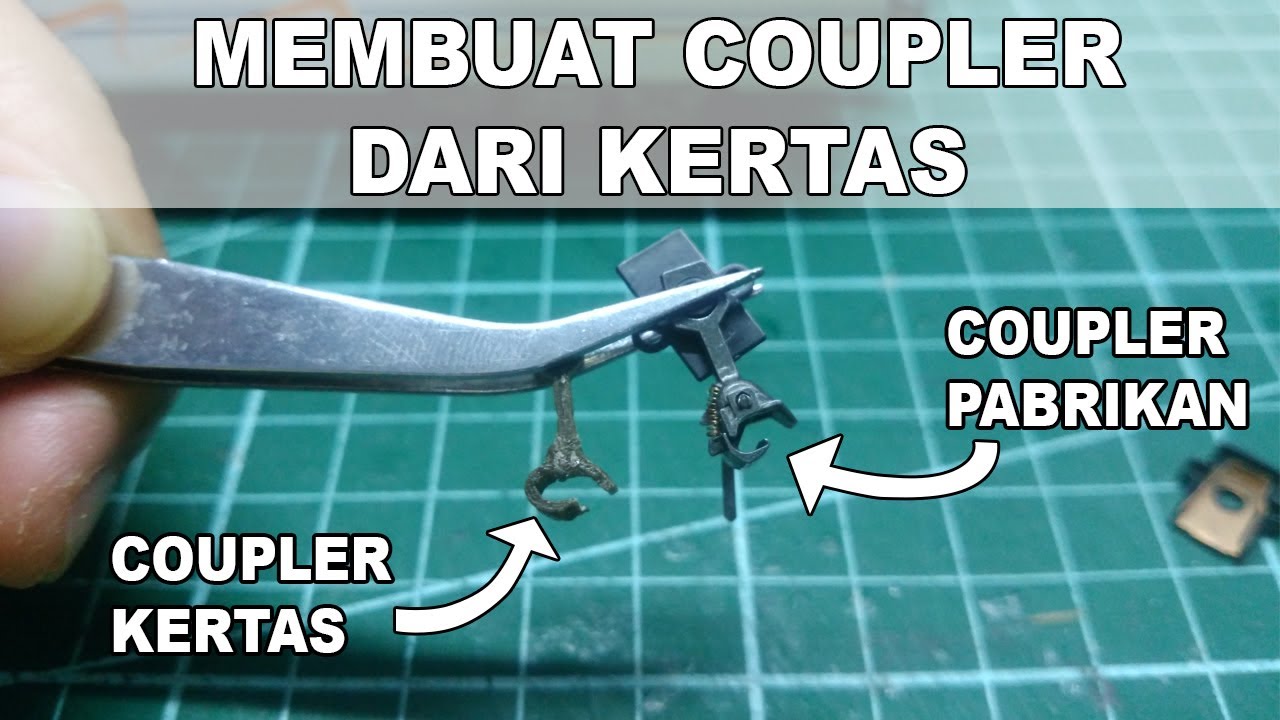 Membuat Coupler Miniatur Kereta Api