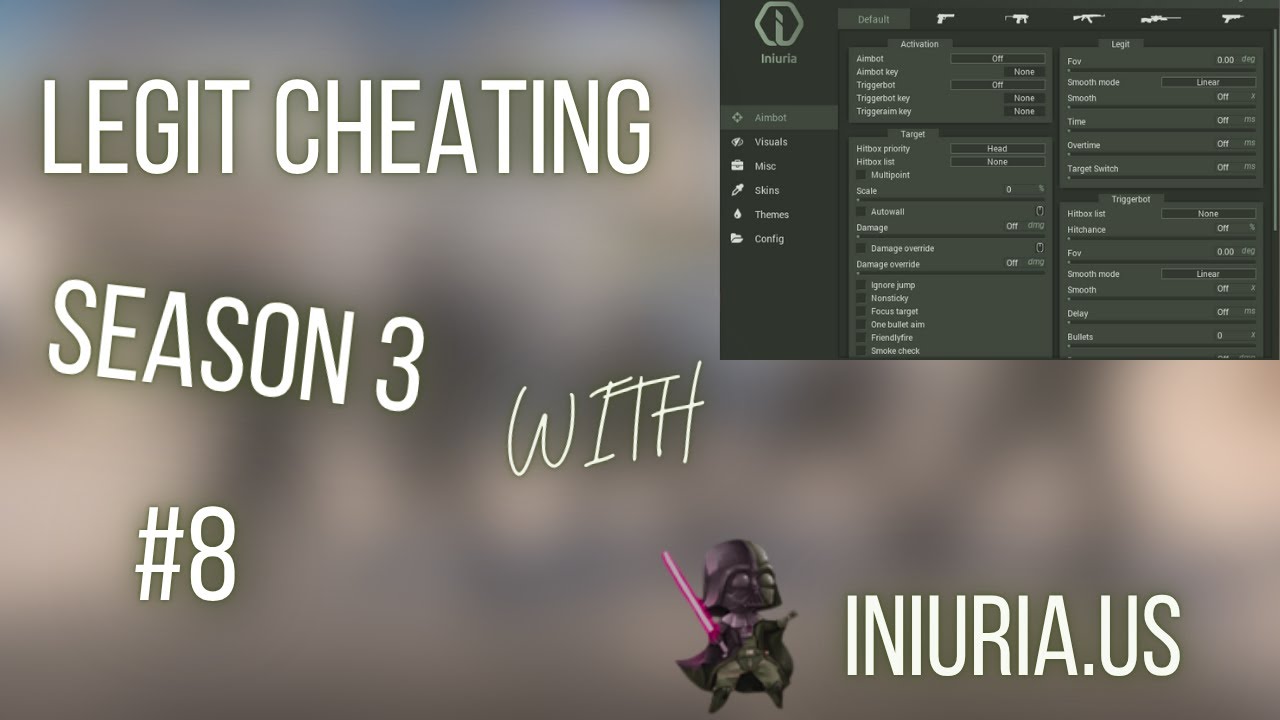CS2 Legit Cheating ft. Iniuria.us S:3 E:8 *Full Match*