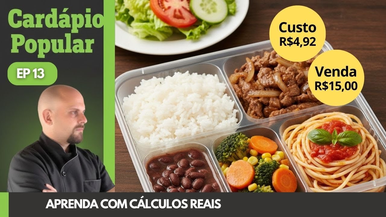 Marmita Bovina com custo de R$ 4,92: Cardápio Completo e Lucrativo
