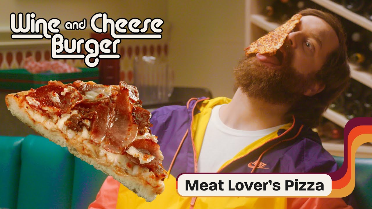 Harley & Lara Pair Domino&rsquo;s Meat Lovers Pizza with Chianti | Wine and Cheeseburger