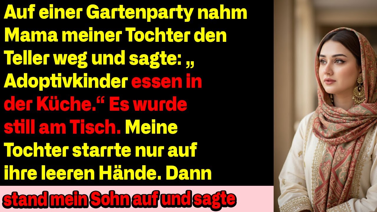 Auf der Gartenparty riss meine Mutter meiner Tochter den Teller weg – wegen Adoption