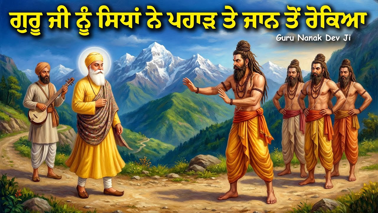 ਜਦੋ ਸਿਧਾਂ ਨੇ ਗੁਰੂ ਜੀ ਨੂੰ ਪਹਾੜ ਤੇ ਜਾਨ ਤੋਂ ਰੋਕਿਆ | Guru Nanak Dev Ji Itihas | Ikk Rang