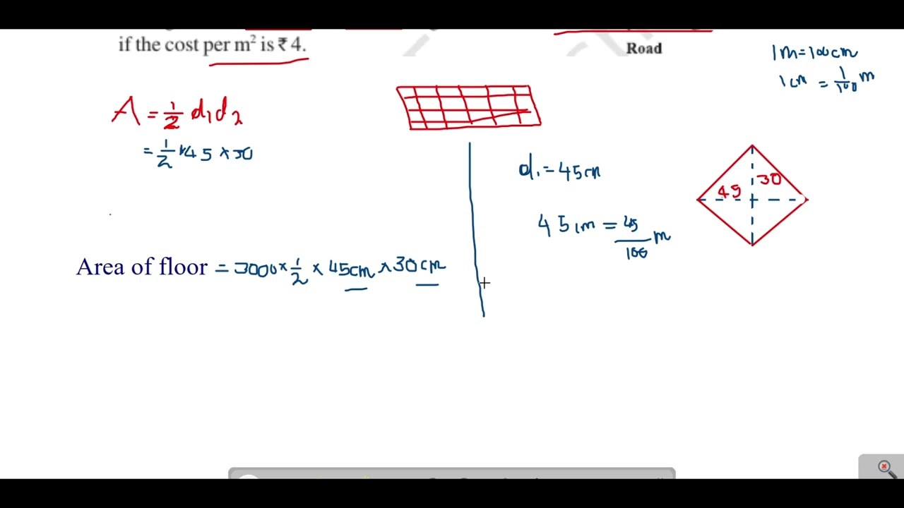 Class 8 Maths Malayalam | Mensuration Chapter 9 | Exercise 9.1 Explained Q.7