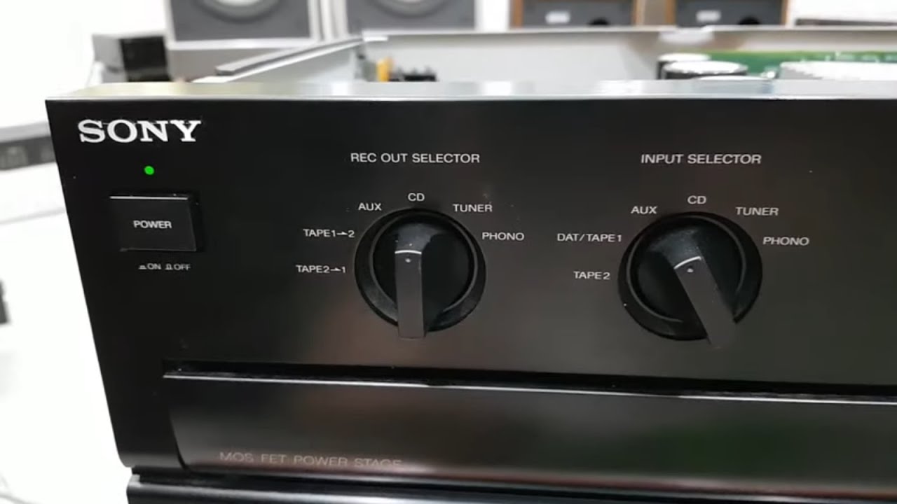 (Đ&atilde; b&aacute;n) Amply SONY TA F222 ESJ - CS 210W, gi&aacute; 3 triệu