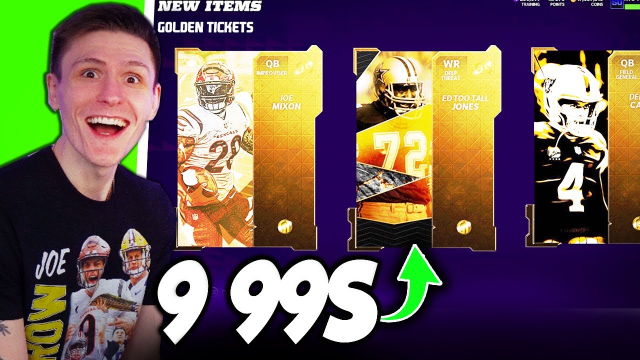 *9 99 OVERALLS IN PACKS!* So I opened packs... - Madden 22 Ultimate Team