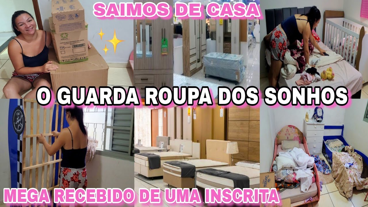 COMPREI O GUARDA ROUPAS DAS CRIANÇAS😭🙏UMA INSCRITA ME SURPREENDEU COM ESSE TANTO RECEBIDO😱