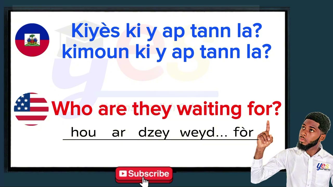 100 Fraz Anglè 🇺🇲 Yo plis Itilize USA ak Mo Sa 