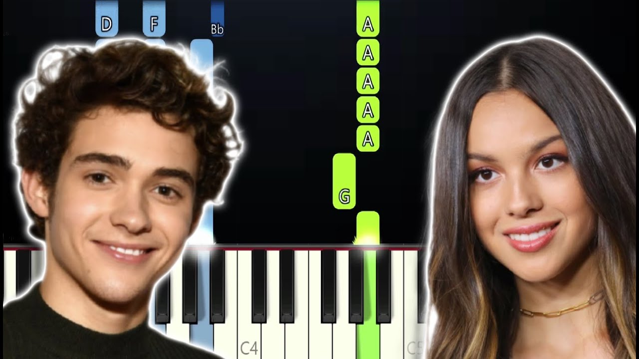 Olivia Rodrigo, Joshua Bassett - Even When/The Best Part(Piano Tutorial)