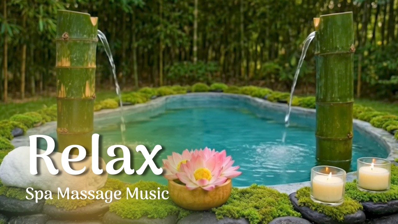 Soothing Spa Music | Soft Water Sounds 💧 Relieves Stress and Anxiety