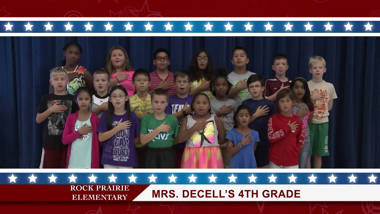 Daily Pledge-Rock Prairie Elementary-Mrs. Decell