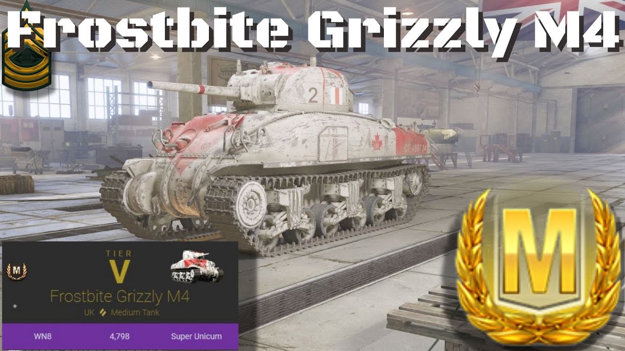 Frostbite Grizzly M4 Ace Tanker Battle, World of Tanks Console.