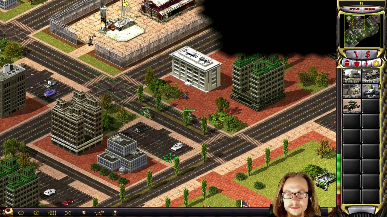C&C Red Alert 2 Yuris Revenge Multiplayer #1 - 1v1