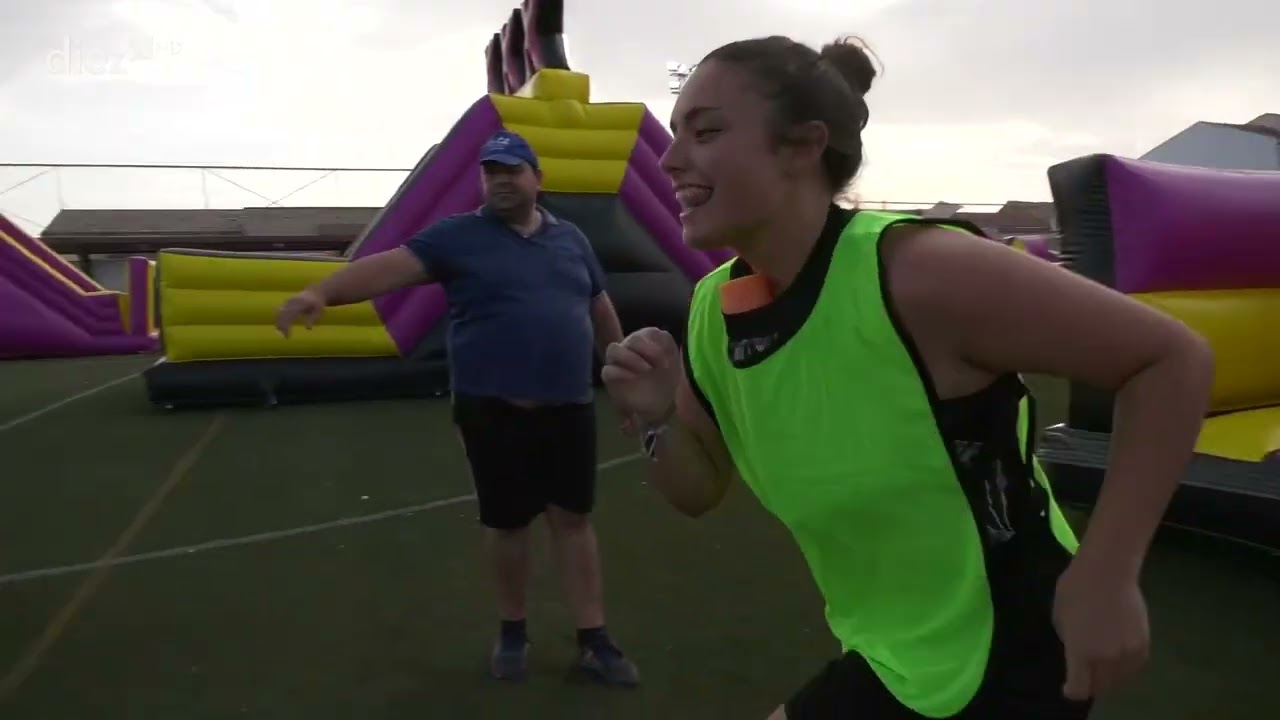 Feria de Begíjar 2022. Tobogán Acuatico y crossfit