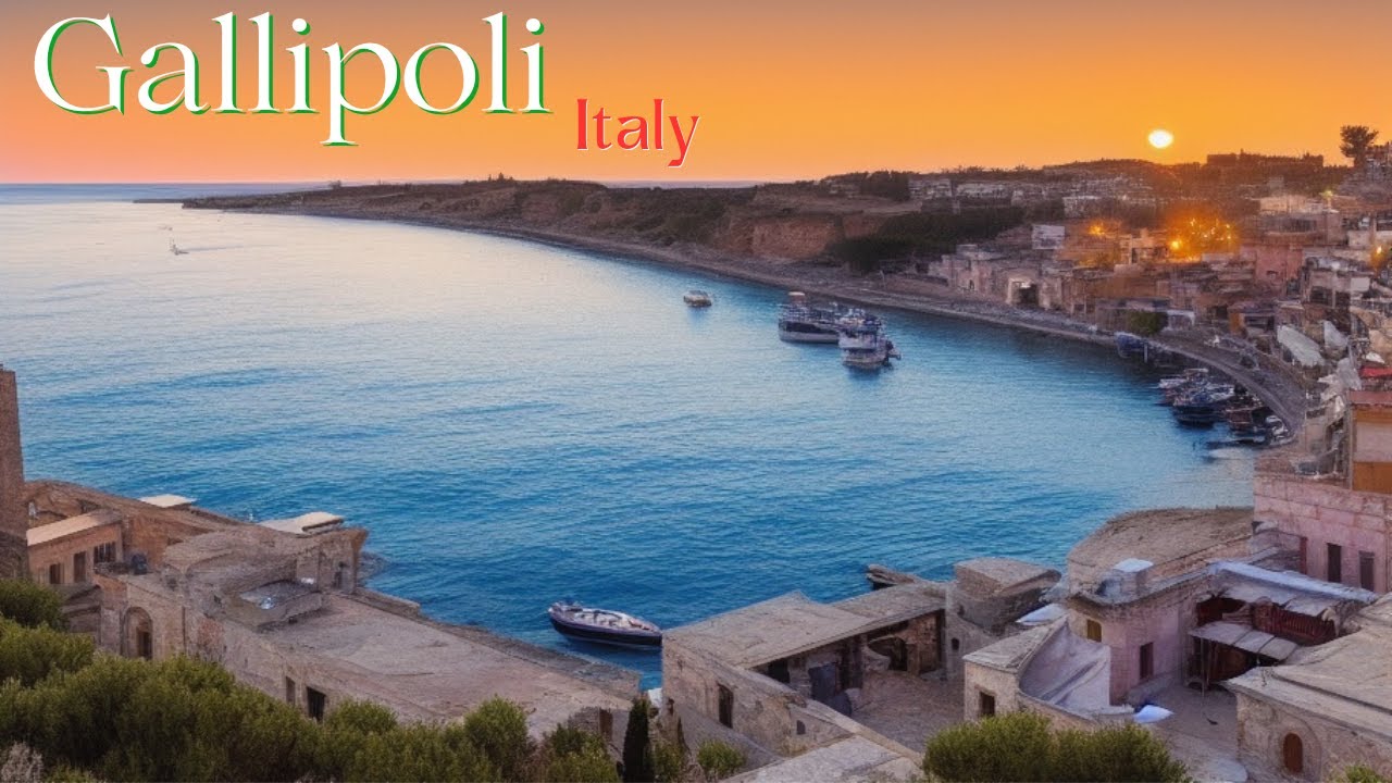 Gallipoli Italia: A 4k Drone Tour Through Gallipoli Puglia Italy !