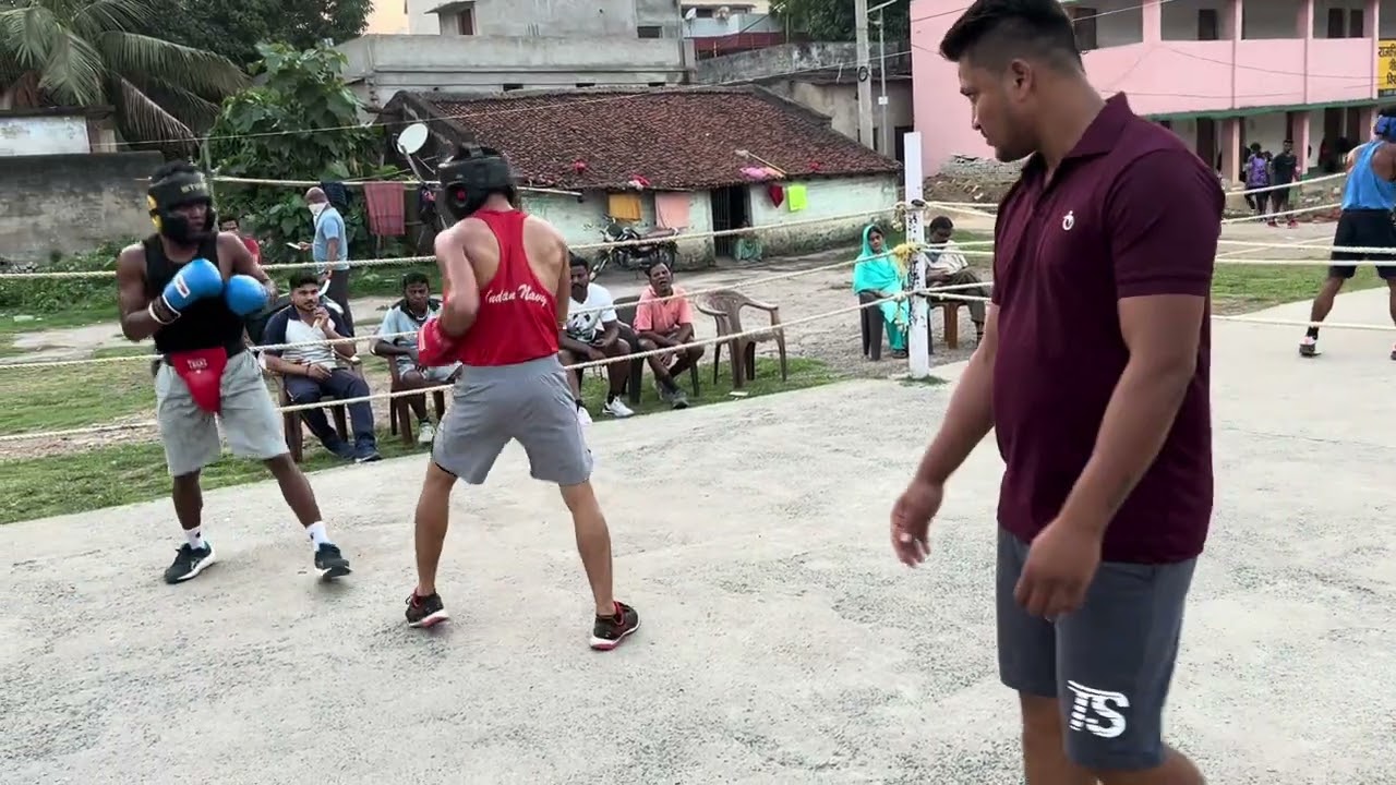 Jora vs Meibrajit boxing sparring in villages 