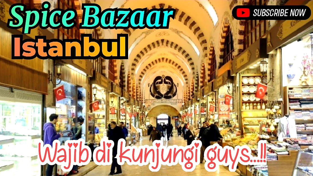 SPICE BAZAAR ISTANBUL TURKI || TEMPAT BELANJA FAVORITNYA TURIS