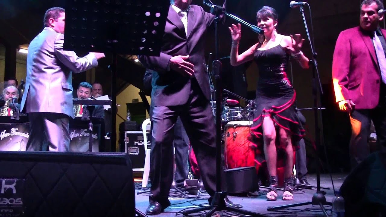 PERUCHO NAVARRO Y LA SAN FERNANDO BIG BAND EN VIVO EN MEDELLIN JULIO 19, 2014, "TONGONEADITO".