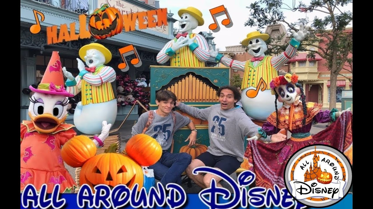 DECORATIONS D'HALLOWEEN  2018 DISNEYLAND PARIS 🎃