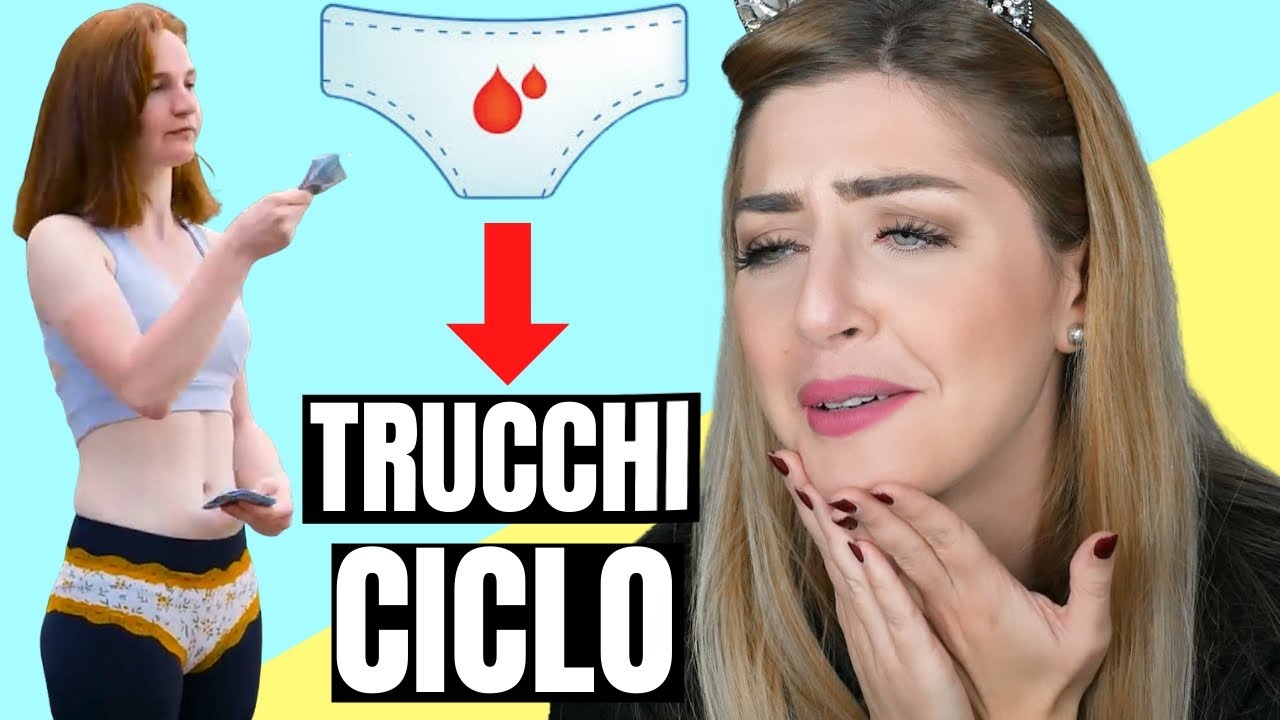😱FOLLI TRUCCHI PER IL CICLO...LE DONNE NON DEVONO VERGOGNARSI!! #period #hacks