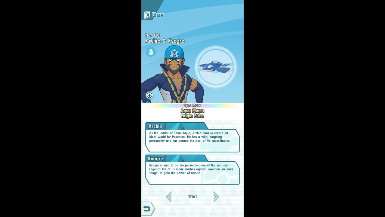 👤 No. 128 Archie & Kyogre | Sync Pair Story (EN) (1080p) #ポケマスEX​​ #PokemonMastersEX