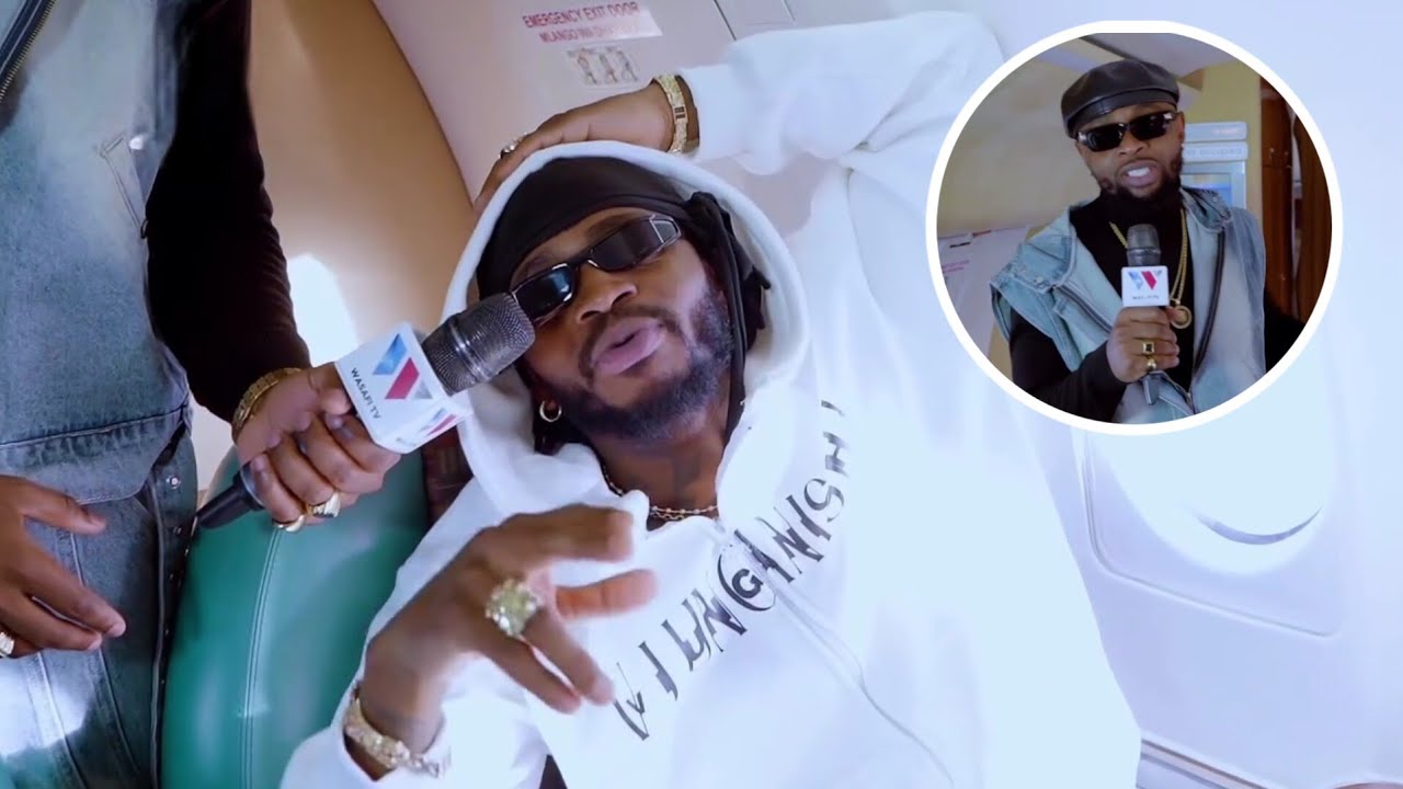 ONA MBWEMBWE ZA DIAMOND, OMMY DIMPOZ NA DVOICE KWENYE NDEGE  WAKIELEKEA NIGERIA KWENYE HARUSI YA JUX