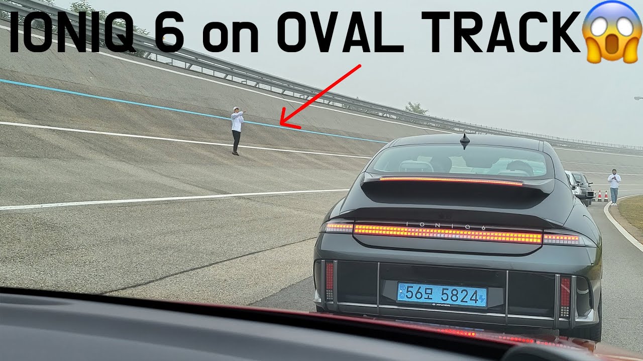 IONIQ 6 против IONIQ 6 на Oval Track & Drag Race. Есть ли у IONIQ 6 производительность?