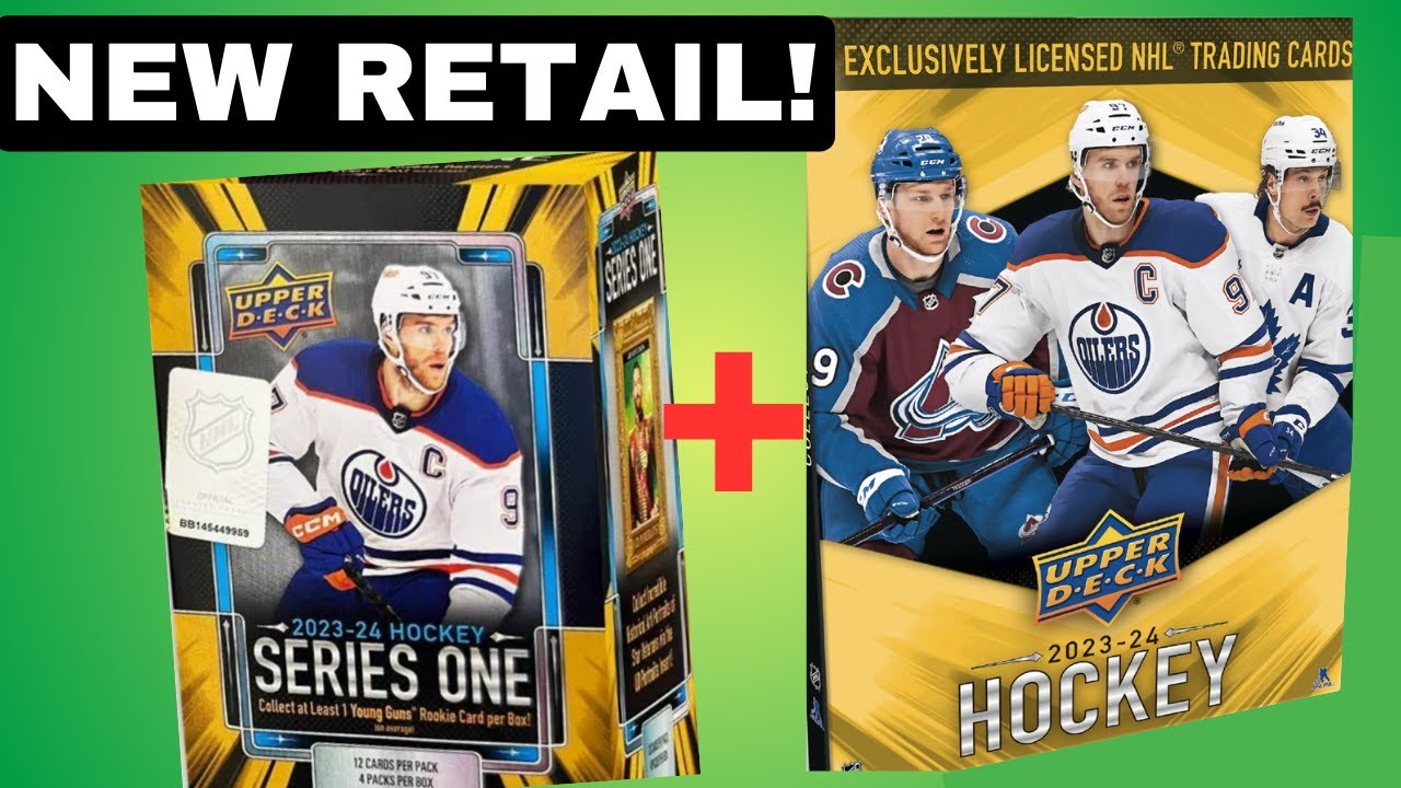 BONUS HITS! 2023-24 UPPER DECK SERIES 1 BLASTER BOX AND BINDER BREAK / REVIEW!