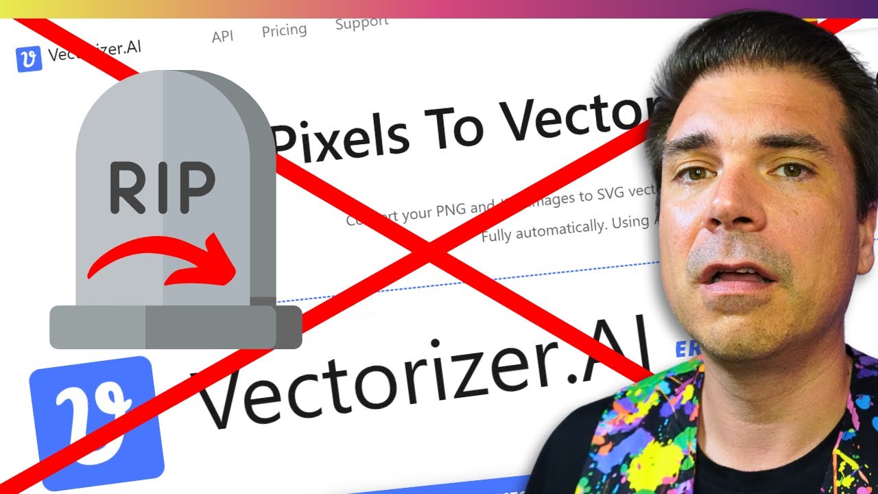 Como Vectoriza Imágenes GRATIS hechas con Inteligencia Artificial ⚰️ RIP Vectorizer AI