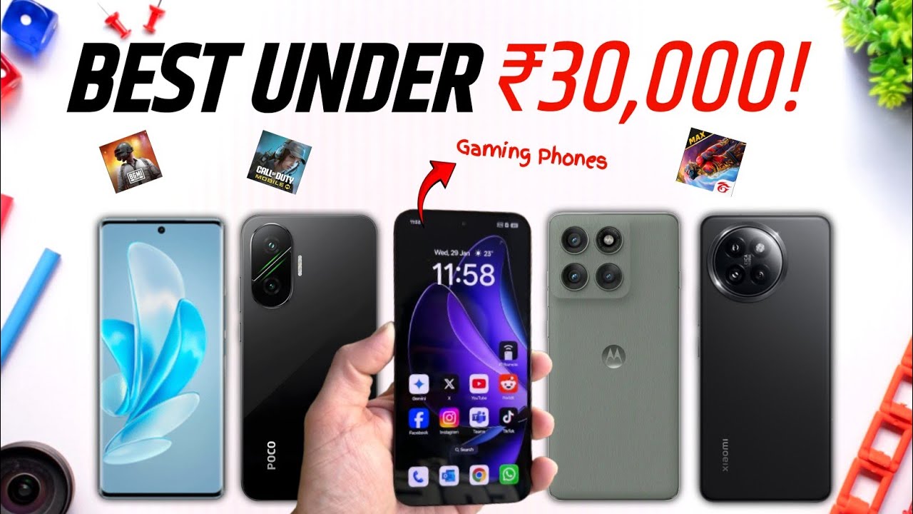Best Gaming Phones Under 30000 in 2025⚡| Most Powerful Gaming Phone Under 30000