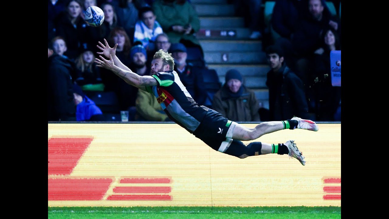 The MOST INSANE try you'll ever see - Tyrone Green scores worldie for Harlequins