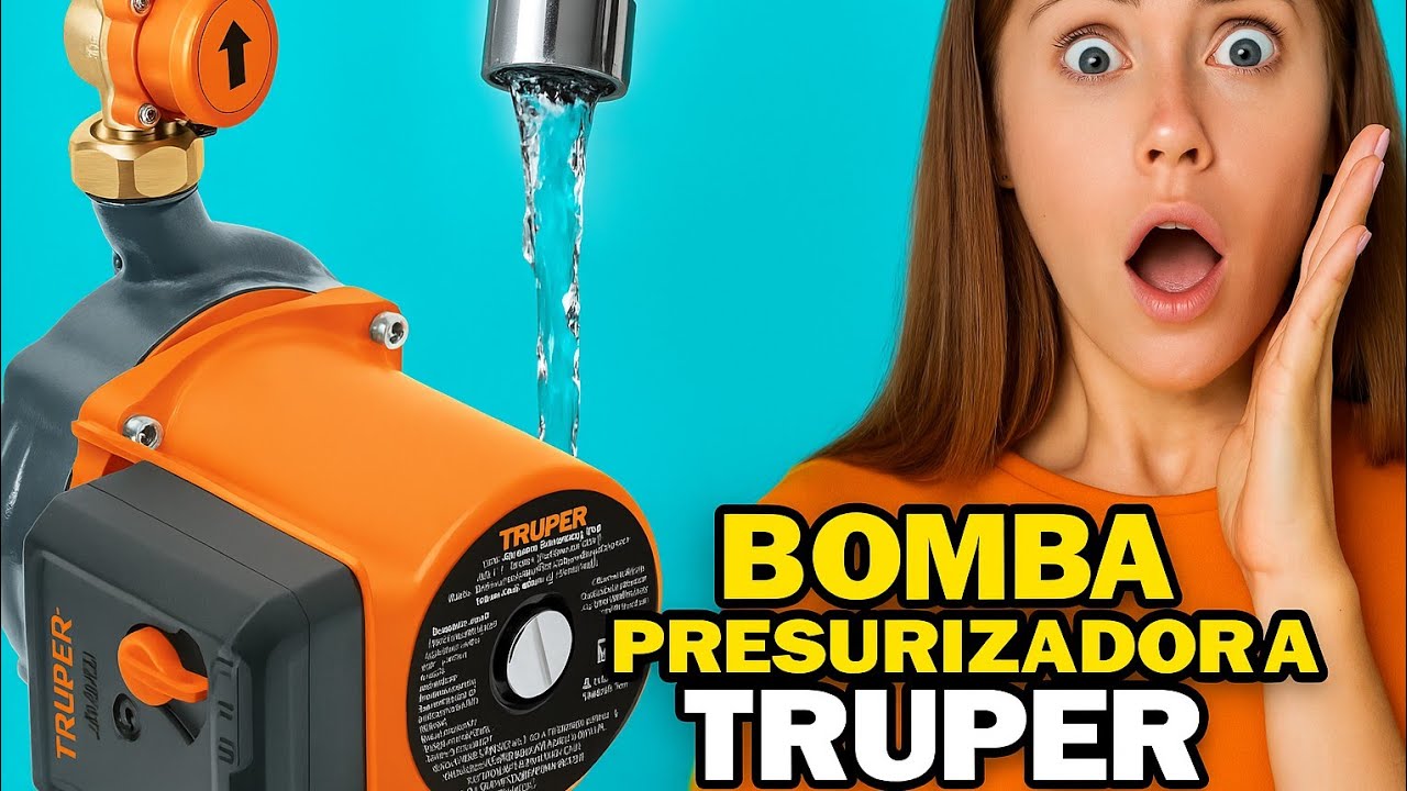 Bomba presurisadora Truper 1/6 hp- Instalación y prueba 