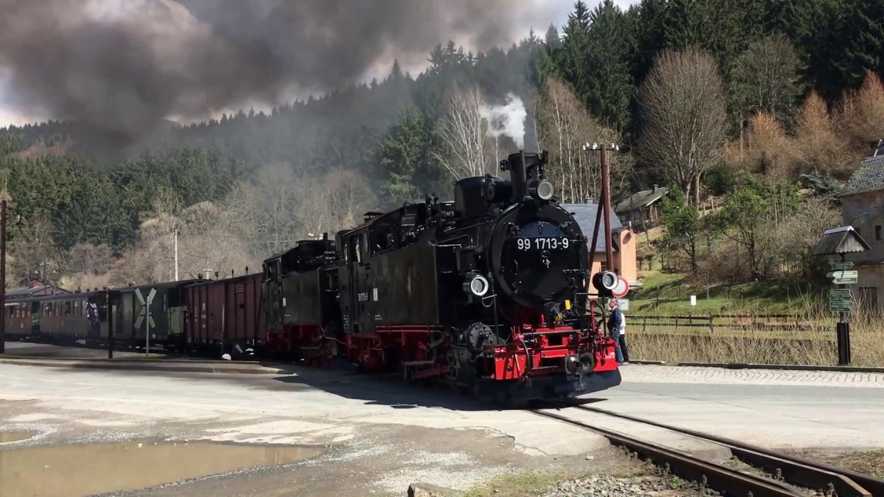 Zwei mal VIK- Dampf Pur auf der Pressnitztalbahn am 14.-15.04.2018