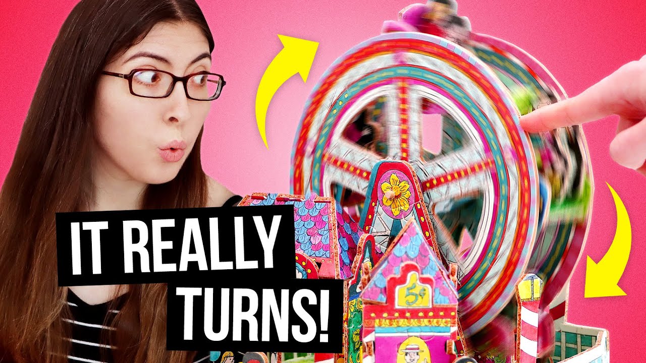 Doing a 3D Ferris Wheel Puzzle *that actually turns*