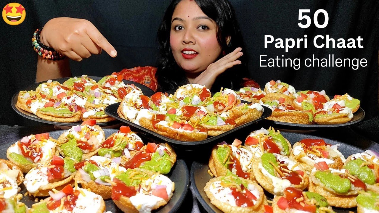 Papri Chaat eating challenge | PP Eats Chaat | Mukbang ASMR