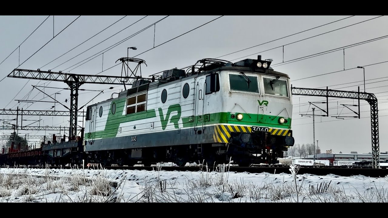JUNIA TAMMIKUUSSA OSA 2   TRAINS IN JANUARY PART 2  KOKKOLA CITY TAMMIKUU 20-21 JANUARY 2026.