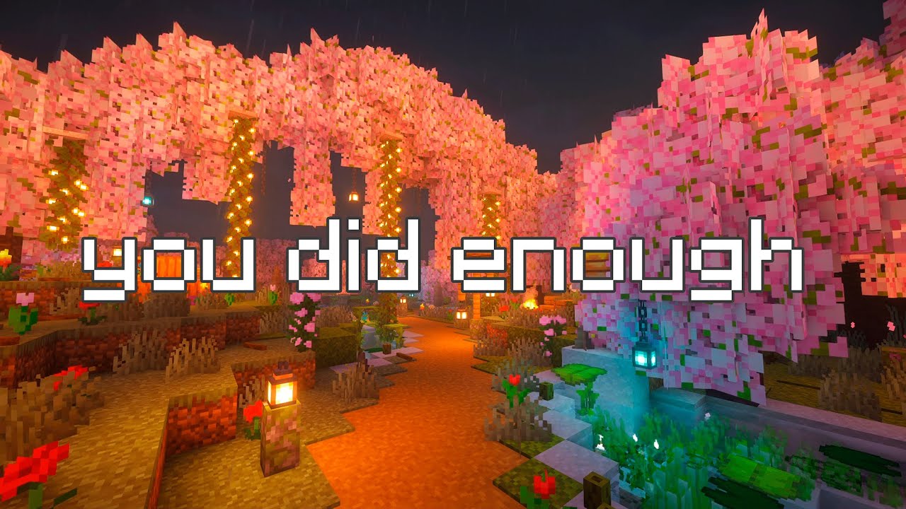 tired...? no one appreciates you...?(minecraft music & rain)