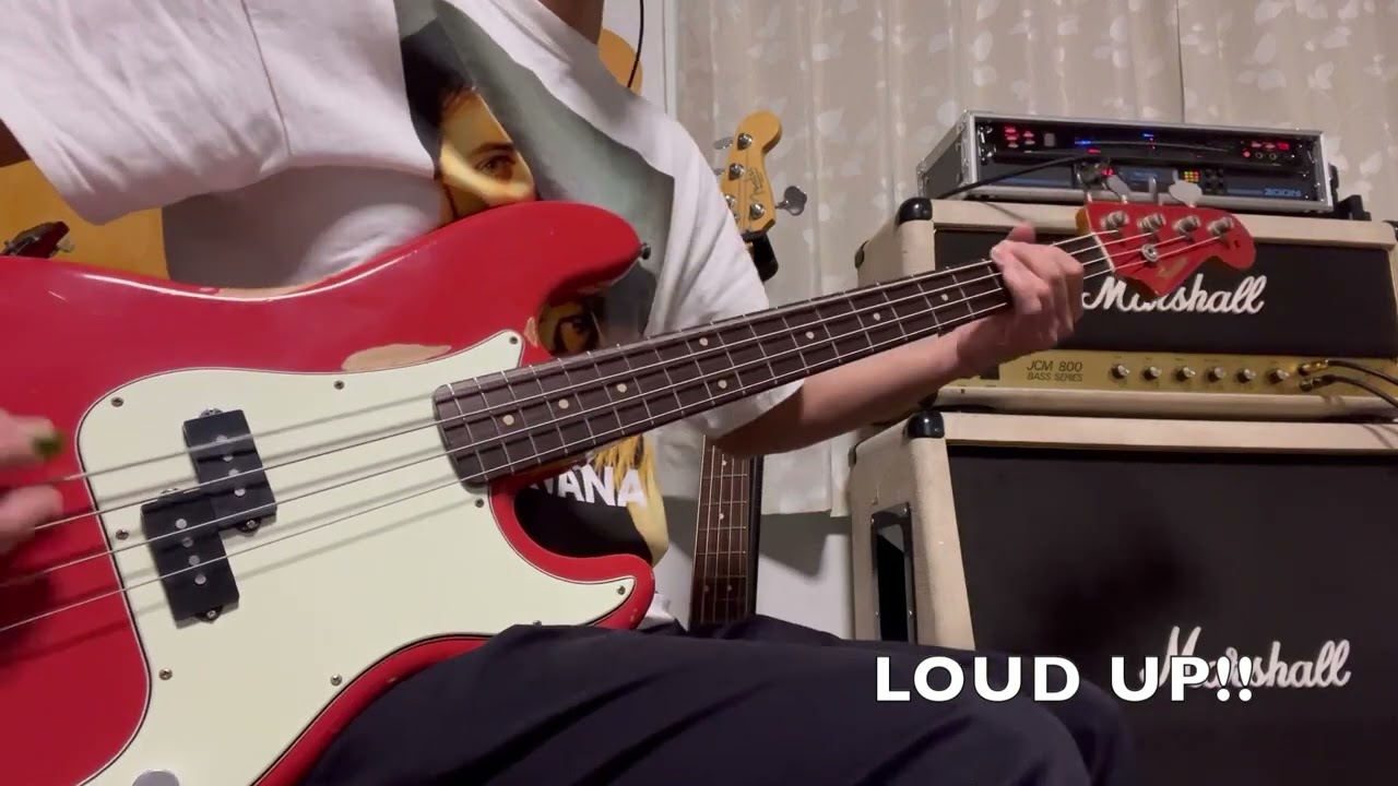 LOUD UP!! (THE MAD CAPSULE MARKETS)のベースを弾いてみた ベースにメタルゾーン