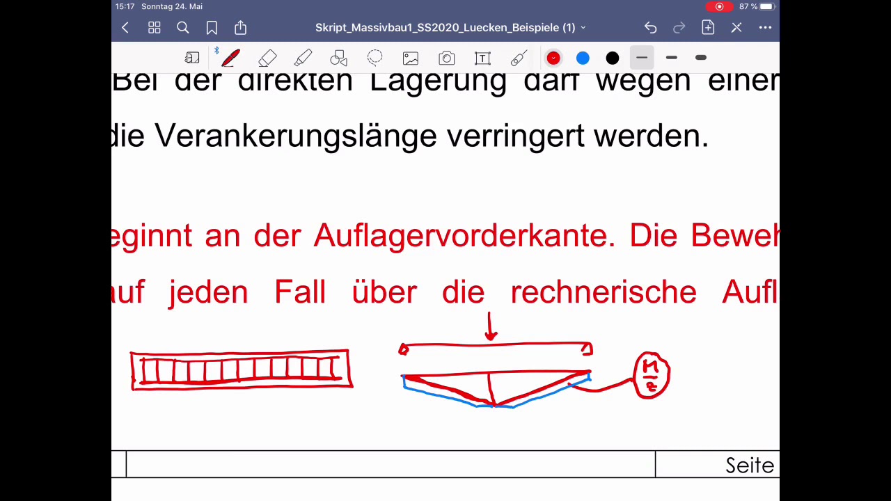 Massivbau 1, Vorlesung 16 - Bewehrungsführung