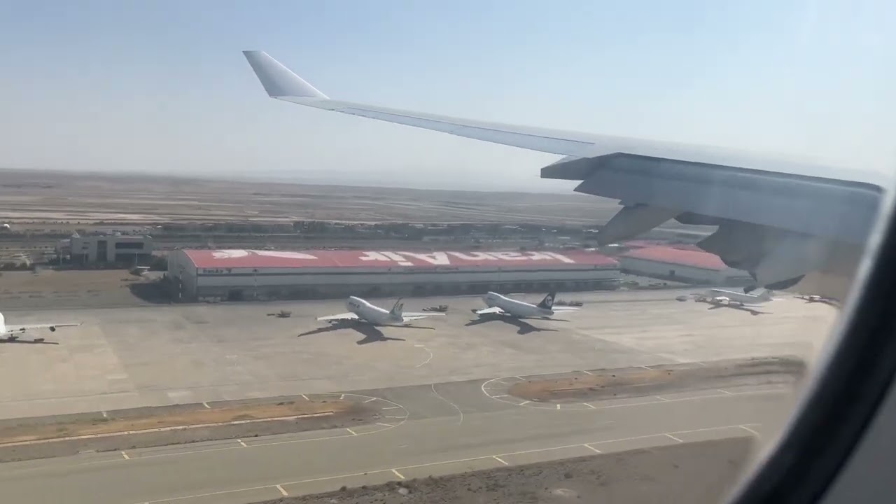 Mahan Air, Airbus a340-600 from Moscow (Vnukovo) to Tehran 29.06.2023.   Перелет из Москвы в Тегеран