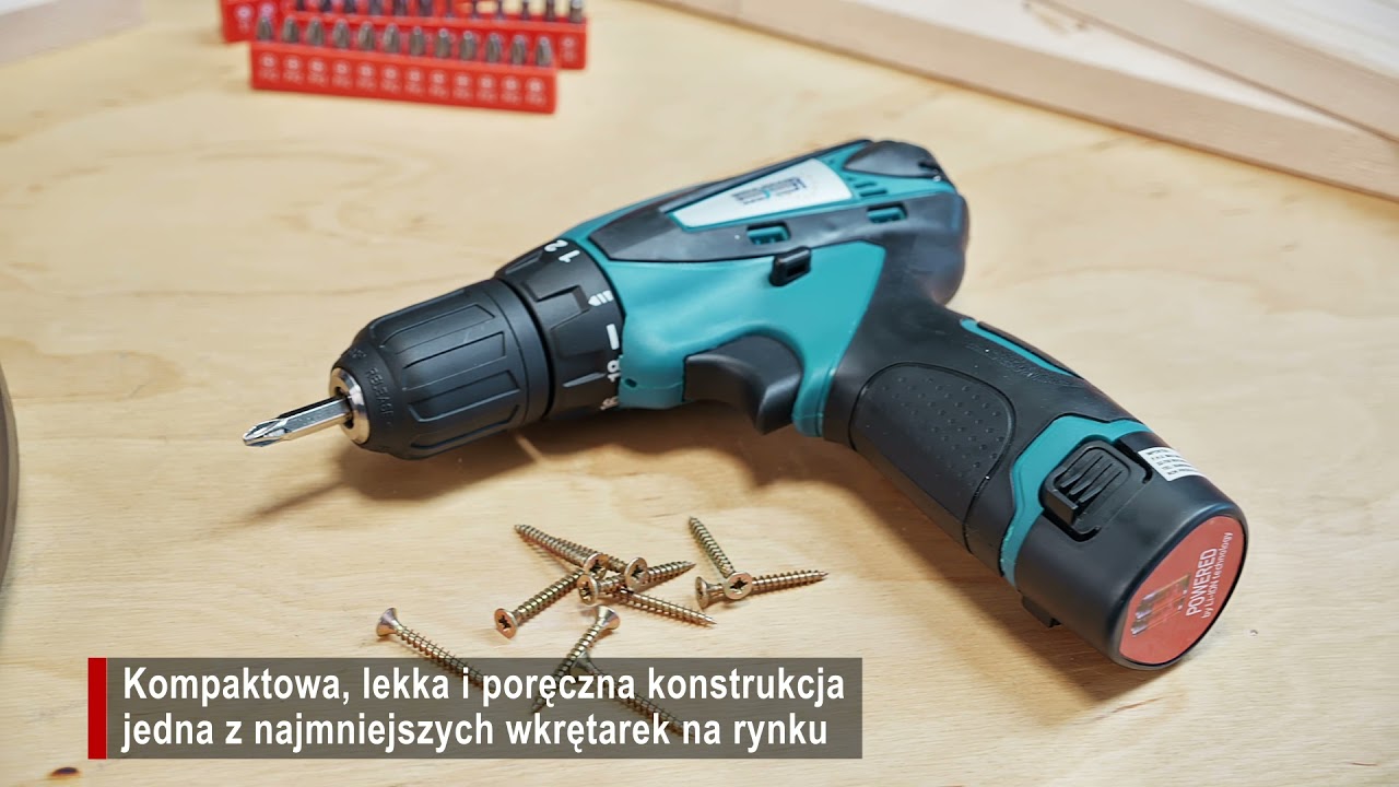 Wkrętarka akumulatorowa CD12  + 2 akumulatory