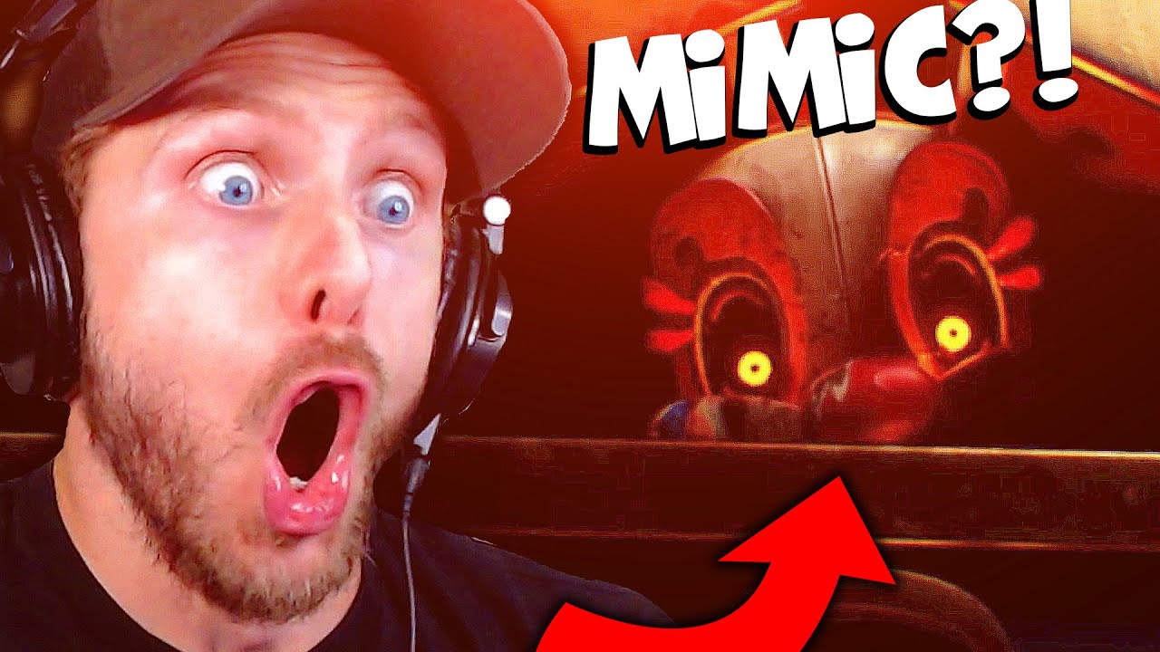FNAF SECRET OF THE MIMIC TRAILER REACTION!! (NEW OFFICIAL FNAF GAME)
