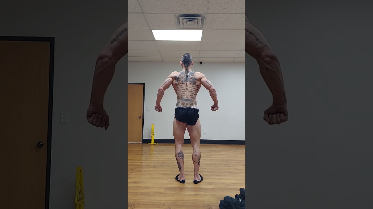 Prep Files: Posing Practice on 10-11-2021 for the Kentucky Muscle 7 days out
