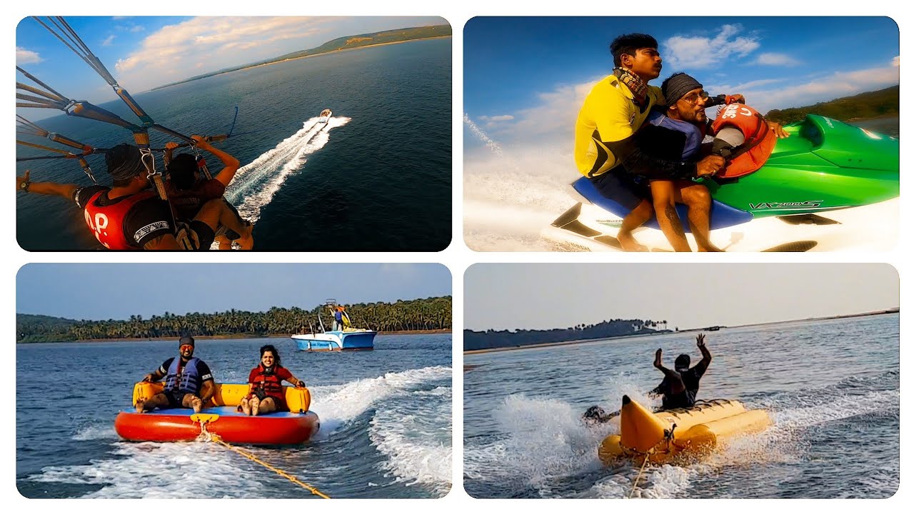 WaterSports inTsunami Island Tarkarli || Episode 3 - Our Water Adventures..